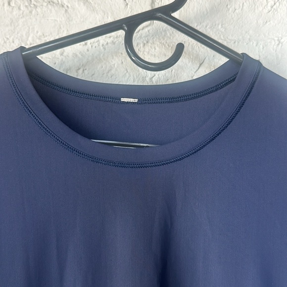 Lululemon Navy Square Top, With Sheer Details, S - Picture 4 of 8